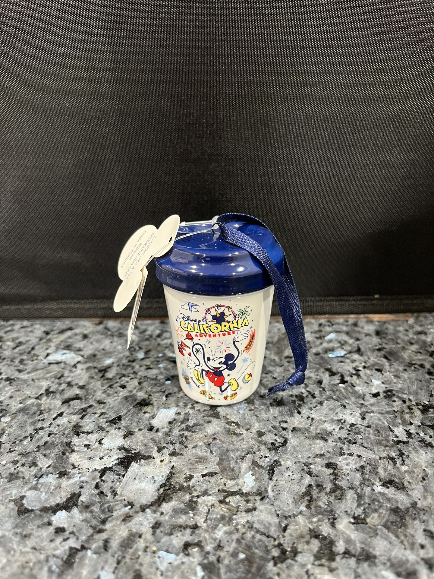 Disney Starbucks California Adventure Ceramic Ornament. Brand new with tags.