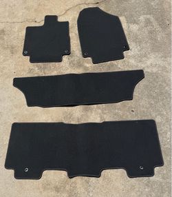 OEM Honda Odyssey Carpet Floor Mats 2018-2025 Black Complete Set