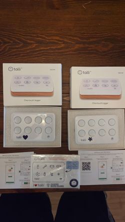 2 pack Talli baby tracker devices