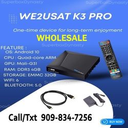 WE2USAT K3 PRO  SUPER BOX   WHOLESALE PRICE TO THE PUBLIC NEW ARRIVAL 2025 !!! VSEEBOX SUPERBOX