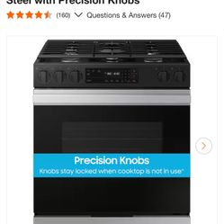 Samsung 30” Gas Smart Stove