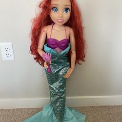 Disney Princess Ariel Doll My Size 32