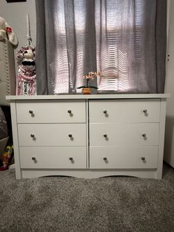 White dresser