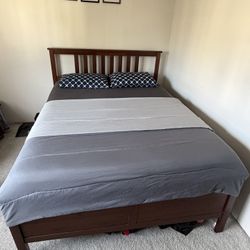 IKEA Hemnes Bed Frame With Box Spring 