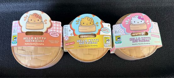 SDCC 2026 Exclusive Hello Kitty & Friends Dumplings Set of 3