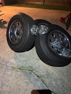 17 in Silverado rims and tires