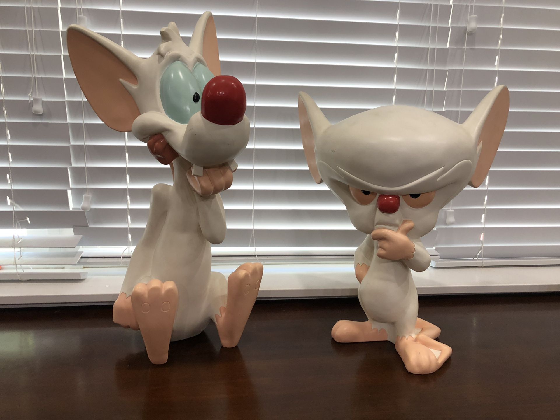 RARE Pinky & the Brain Resin Collectible Statue Warner Bros 1997