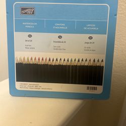Stampin Up! Watercolor Colored Pencils Set of 24 Acid Free Water  Soluble