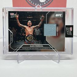 2024 UFC Topps Now Chama Alex “Poatan” Pereira 25/99 #24A