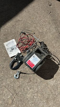 12 volt heavy duty winch