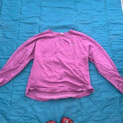 Women Pink Sweatshirt Small  