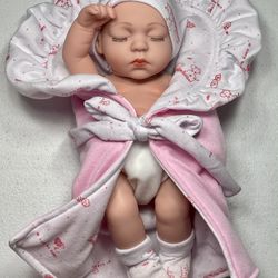 12 Inches Realistic Baby Girl Doll