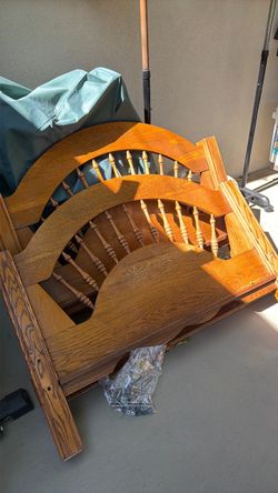 Tween bed frame all wood
