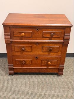 Solid wood dresser