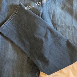 Womens Gloria Vanderbilt Amanda 16s 38x29.5 Jordan, 68% Cotton, 30% Polyester, 2% Spandex