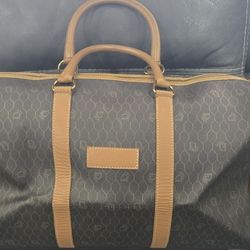 Christian DIOR Leather Duffle Bag 45 With **COA**