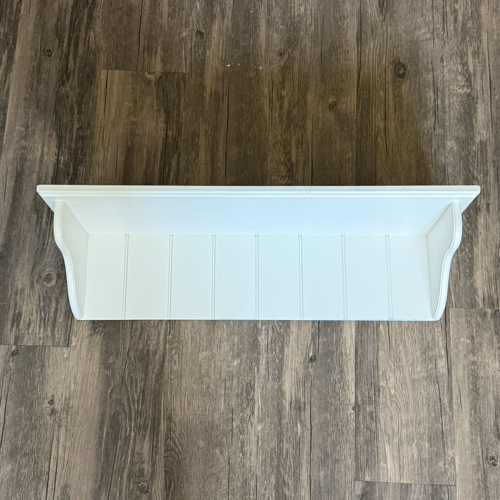 White Wall-Mount Shelf