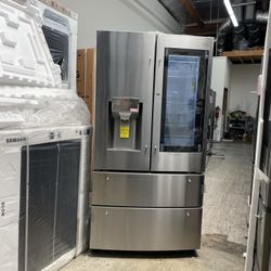 LG STAINLESS STEEL REFRIGERATOR WITH INSTAVIEW DNHS