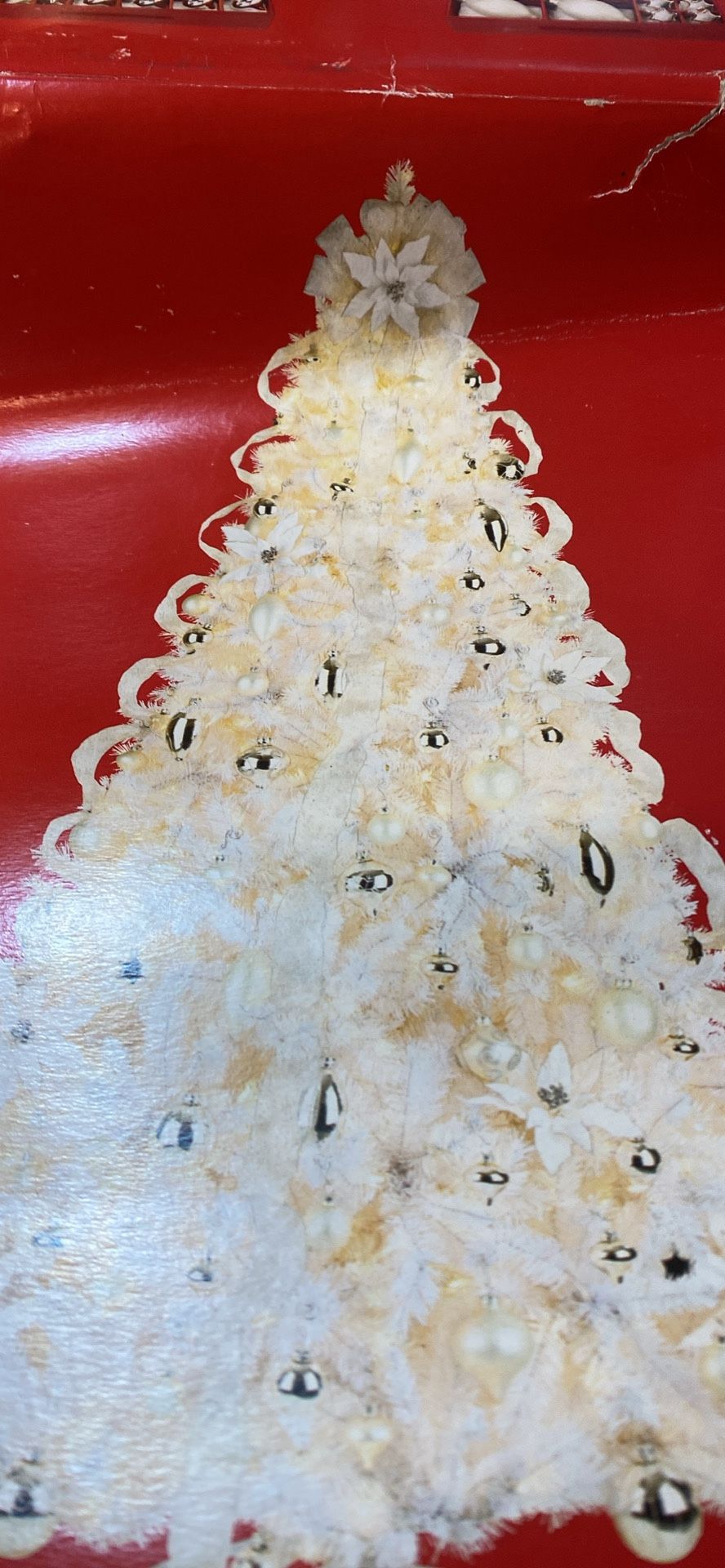 JCP Christmas Tree Ornament Decorating Kit 100 Pieces ~ New Silver & White