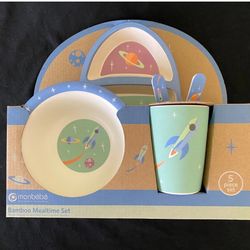 New Monbebe Bamboo Mealtime Set