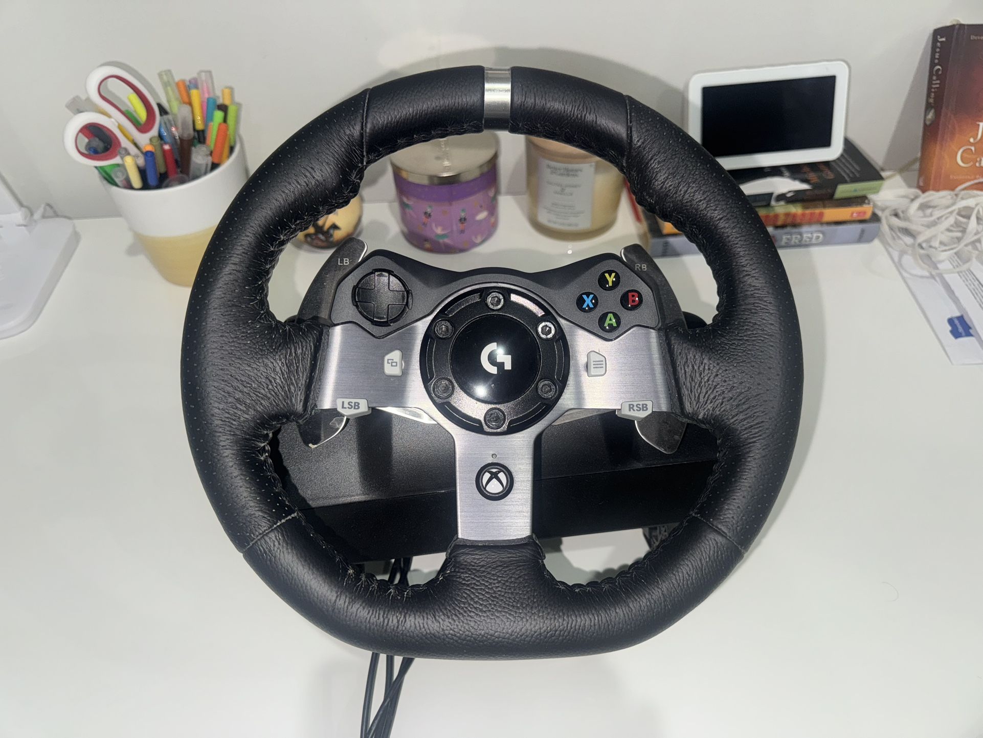 Logitech G920 Steering Wheel With Pedals And Shifter