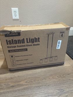 New Amico vintage island lights glass shade