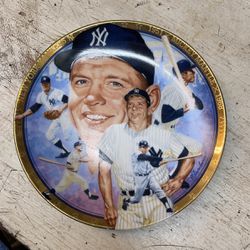 Mickey Mantle Collector 6.5 Inch Plate #827V 