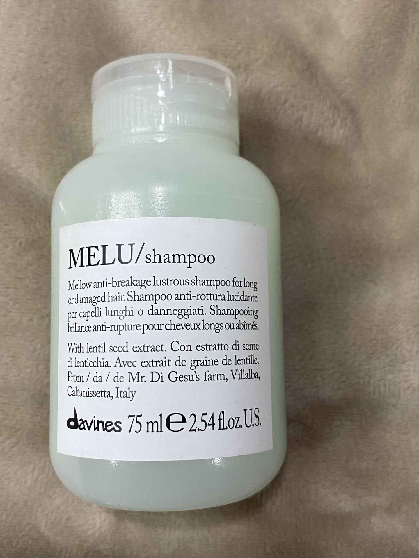 Davines MELU Shampoo, Anti-Breakage Cleansing For Long Or Damaged Hair