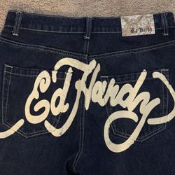 Ed Hardy Jeans Blue 