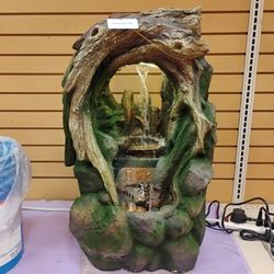 Indoor outdoor waterfall fountain 28" Forest
