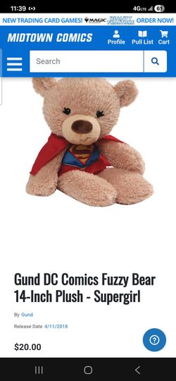 Supergirl  bear stuffs animal
