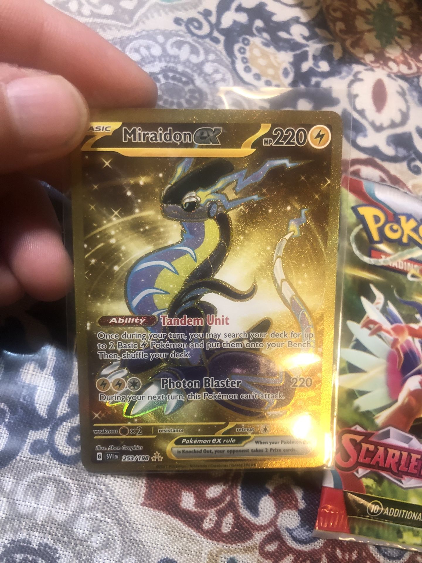 Miraidon ex gold 253/198 - Vinted