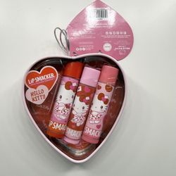 Hello Kitty 3pcs Valentines Lip Smacker Set