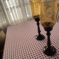 Set Of 2 Candles Holders - New