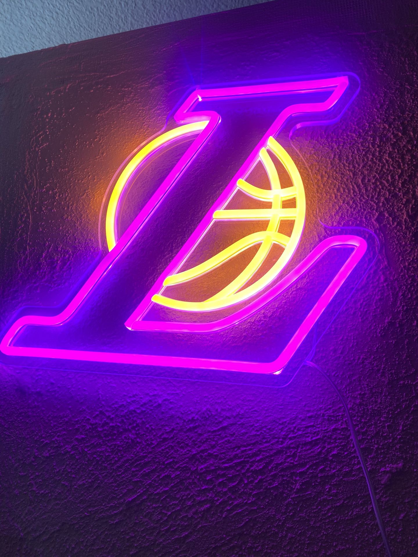 handmade Los Angeles Basketball neon lamp light sign