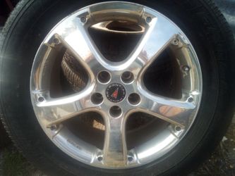 4 GM Wheels with the tires