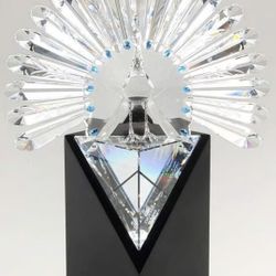 SWAROVSKI PEACOCK STATUE Numbered Limited Editions