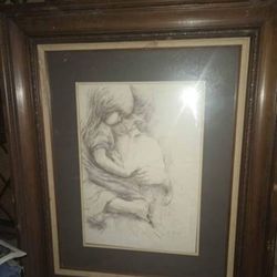Sketch Artwork Painting Signed By Marilyn Zapp 