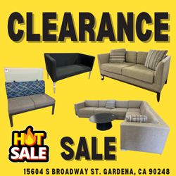 Sofa & Loveseat Clearance Sale 