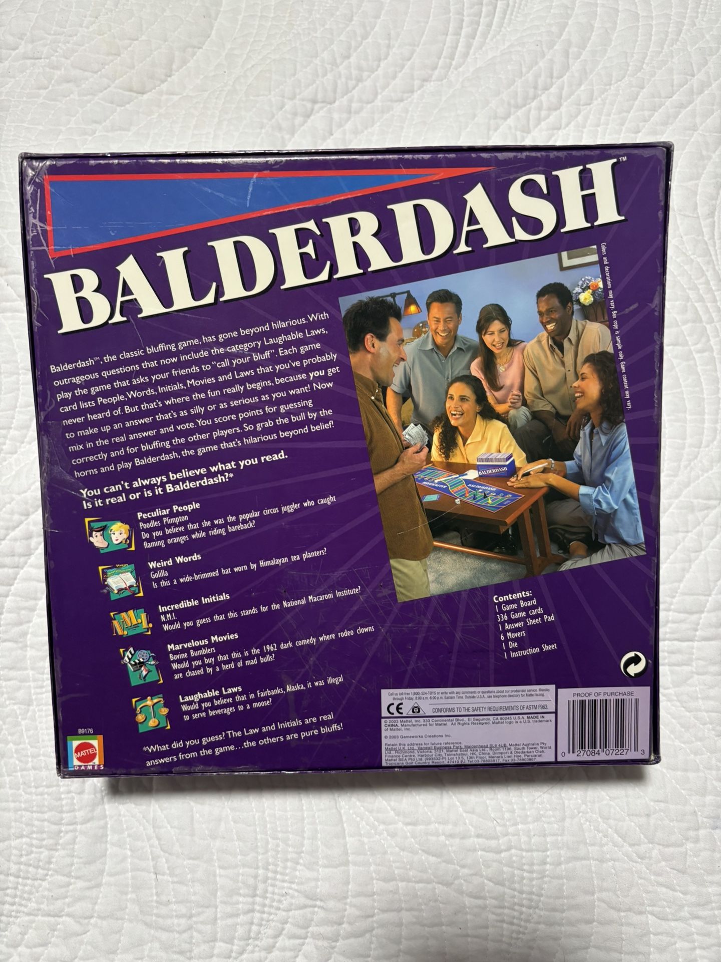 Classic Balderdash Board Game 