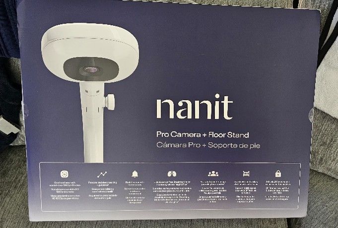 Nanit Pro Smart Baby Monitor & Floor Stand with Breathing Band, New Version