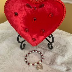 Crystal and Pearl Bracelet