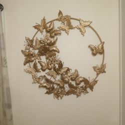 Gold Butterfly Decor