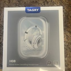 Hybrid Bluetooth headphones with active noise cancellation.