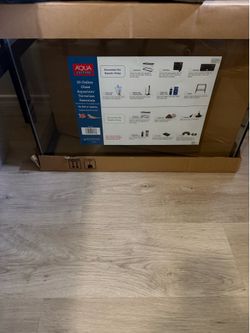20 gallon topless fish tank