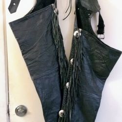 Harley Davidson Chaps With Fringe Size Small