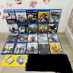 Playstation 5 Games And PlayStation 4 Games ( Used , Tested Working )  Read Description)