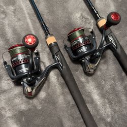 2 Shimano Stradic 4000 Combos Like New Fishing