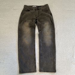 Public Supply Dark grey denim straight leg jeans