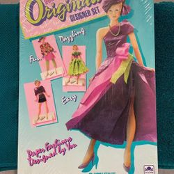 Vintage 1991 Golden Fashion Model Originals Designer Set Doll Kit Paper Doll